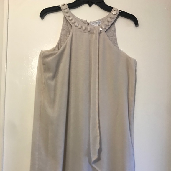 Bisou Bisou Dresses & Skirts - bisou bisou sleeveless dress size S cream color